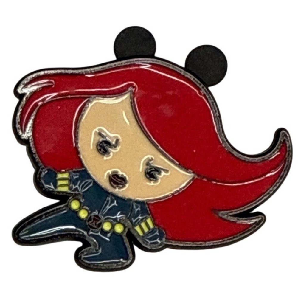 Disney‎ Black Widow Chibi Pin Shanghai Disney Resort SDR Marvel Avengers